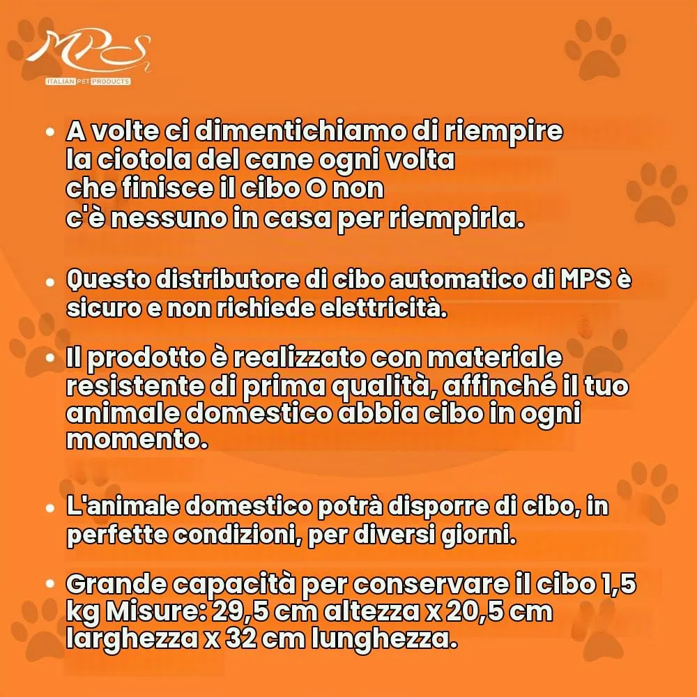 Arquivet, Dispender per cibo Maya Kg 1,5, colore Marrone - immagine 6