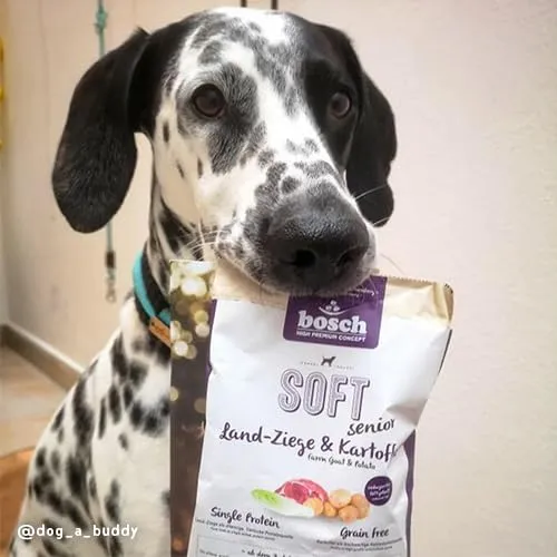 bosch HPC SOFT Senior Capra & Patata | Cibo per cani semi-umido per anziani | Cani nutrizionalmente sensibili di tutte le razze | Proteina unica | Senza cereali | 1 x 12500 g - immagine 5