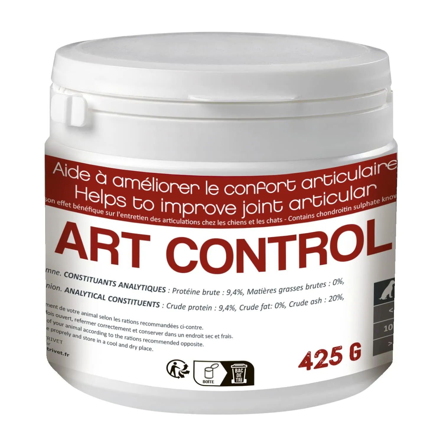 NUTRIVET - Alimenti complementari - art control - Cani & Gatti - Art Control Giuntura - Vasetto 425 g - immagine 1