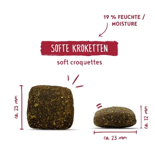 bosch HPC SOFT Maxi Bufalo d'acqua & patata dolce | Cibo semi-umido per cani adulti di taglia grande | Proteina singola | Senza cereali | 1 x 2500 g - immagine 3
