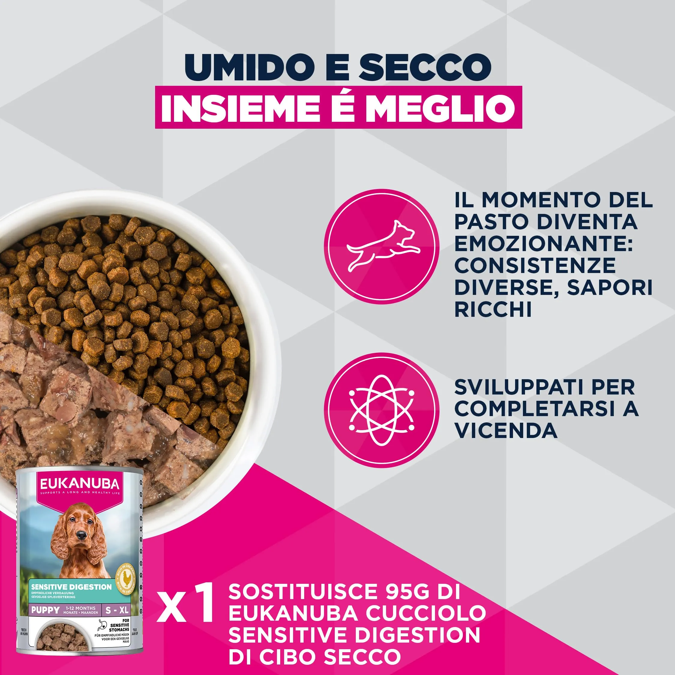 EUKANUBA Sensitive Digestion - Crocchette per cucciolo, pollo e riso, 12 kg - immagine 7