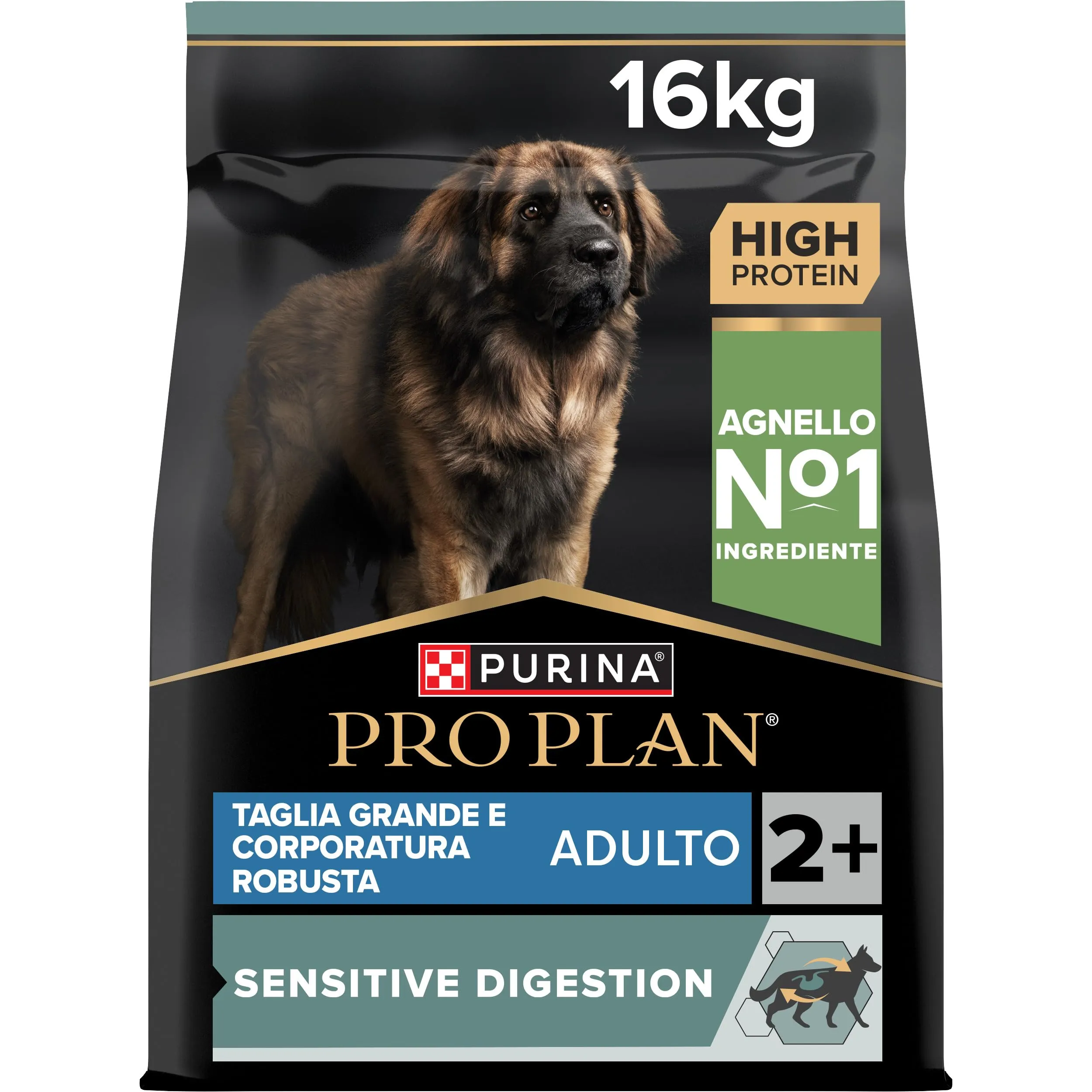 PURINA PRO PLAN Robust Sensitive Digestion Crocchette Cani, Sacco da 16kg - immagine 1