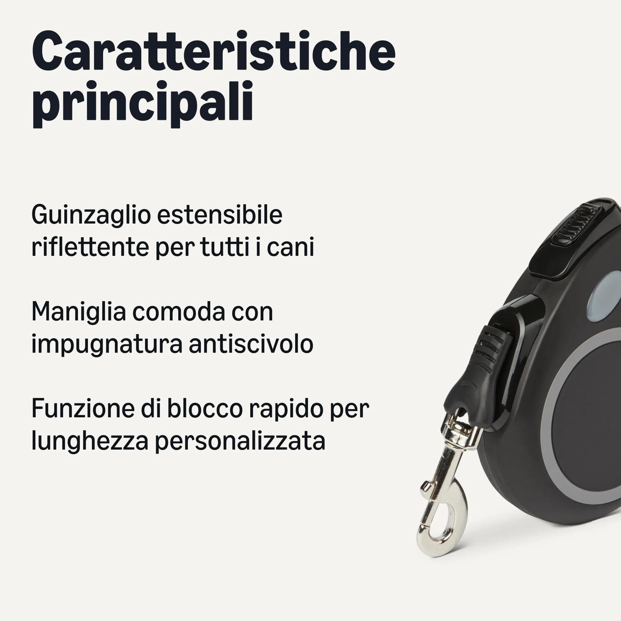 Amazon Basics Retractable Dog Leash L - immagine 2