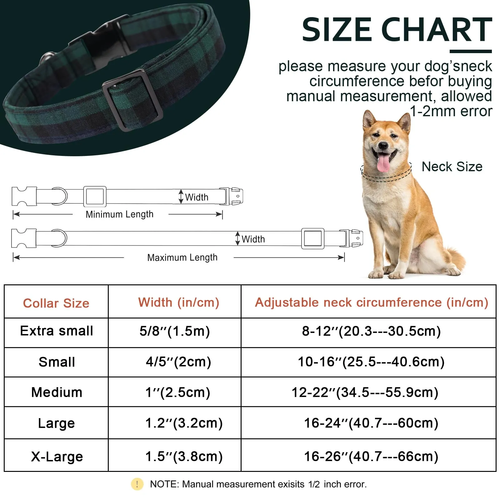 Unique Style Paws Collare per Cani Collare Regolabile o Guinzaglio per Cani e Gatti Piccoli, Medi e Grandi - immagine 6