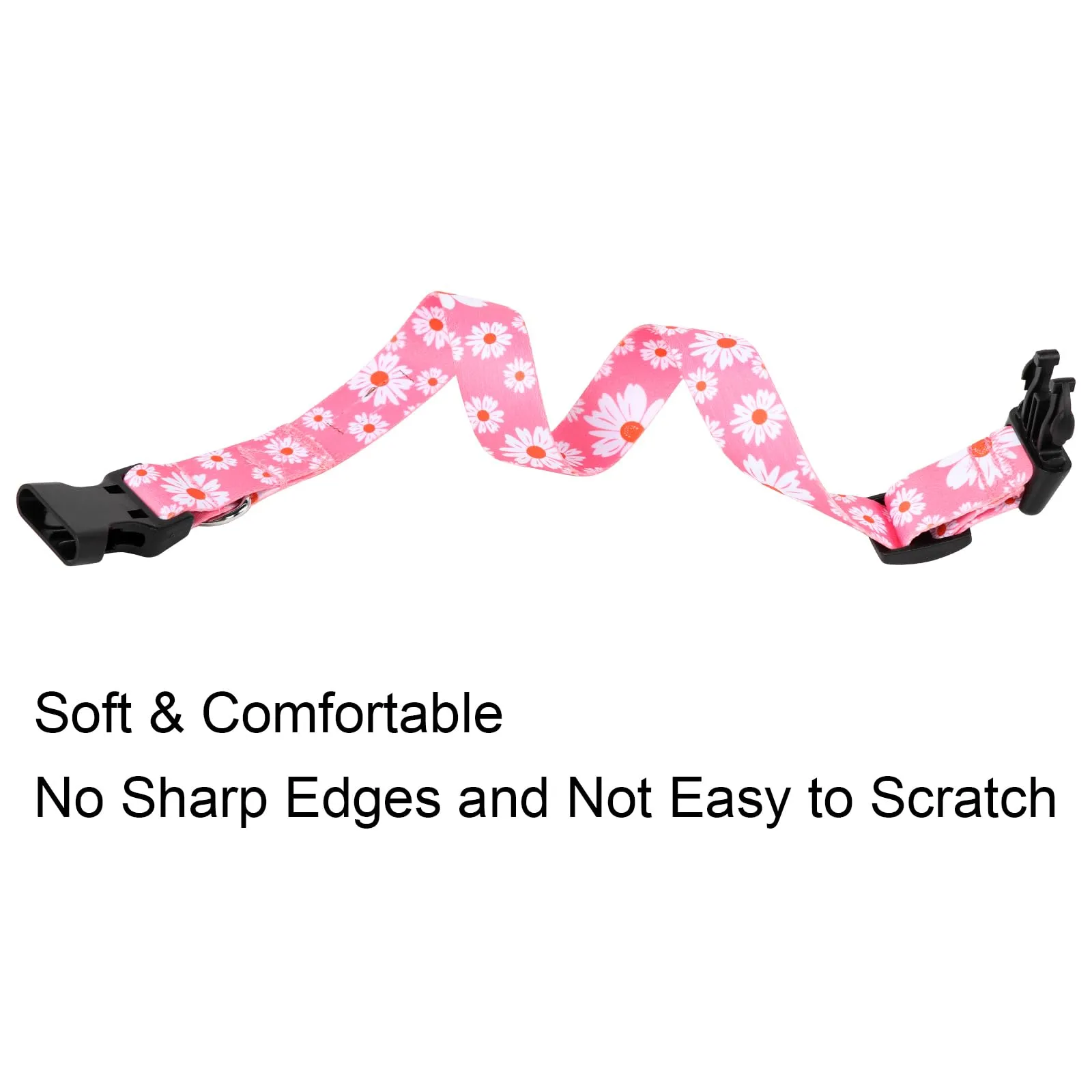 Unique style paws Collare per Cani Rosa Margherita Pettorina Collari e Guinzagli per Collare Cane Largo Papillon Catena Cane Dog Collar Collare a Strangolo Regali per Cani Piccoli Medi Grandi XS - immagine 3