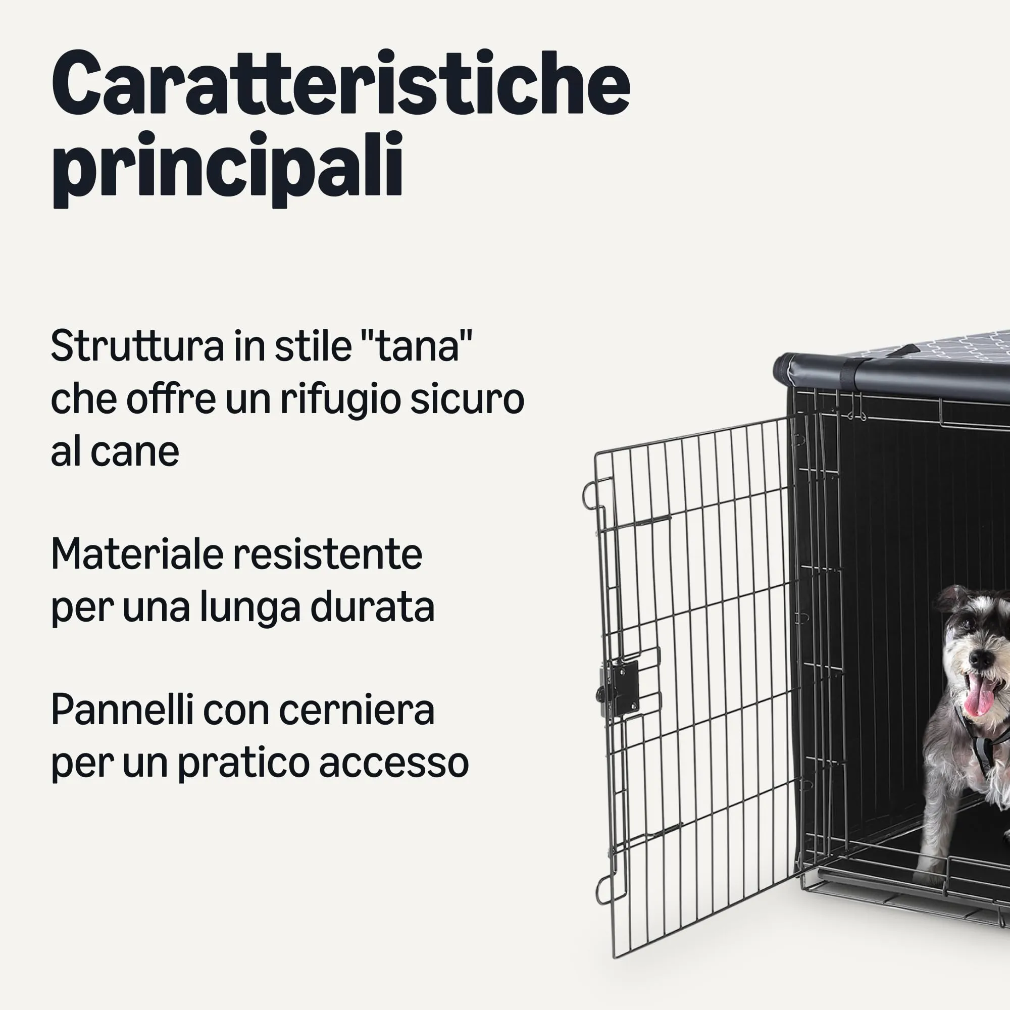 Amazon Basics, Coperture per gabbie per cani, 121.9 cm, Motivo - immagine 2