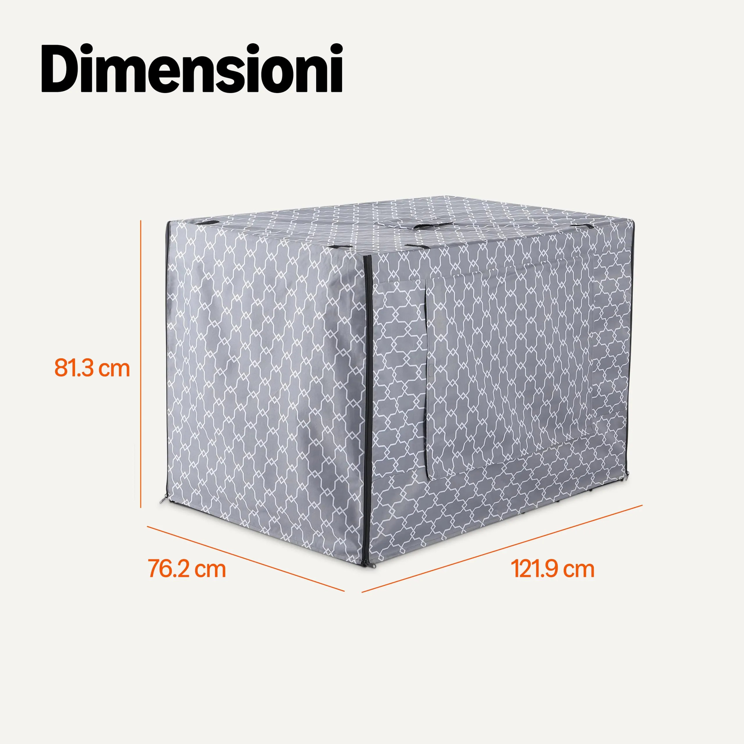 Amazon Basics, Coperture per gabbie per cani, 121.9 cm, Motivo - immagine 5