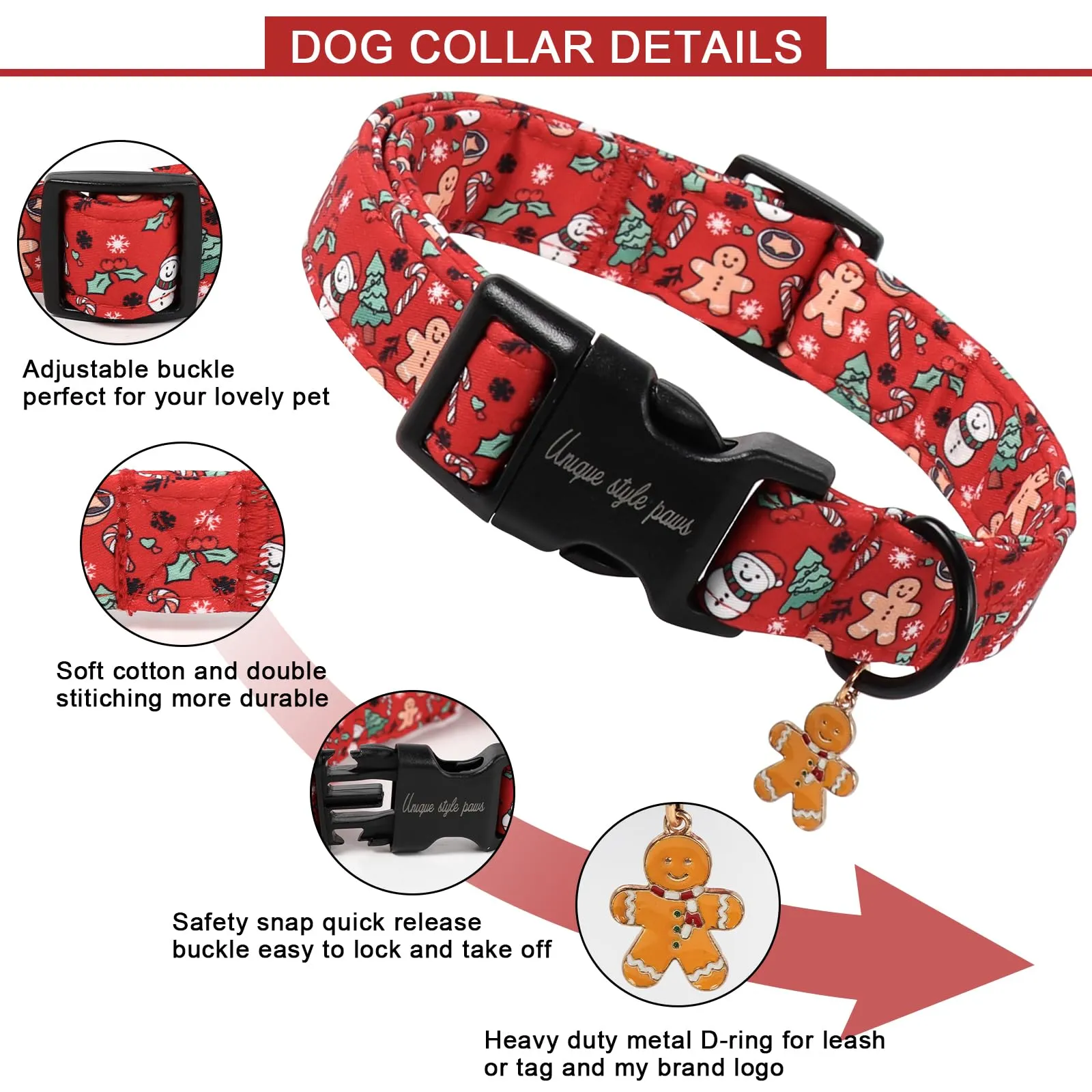Unique style paws Collare per cani - immagine 3