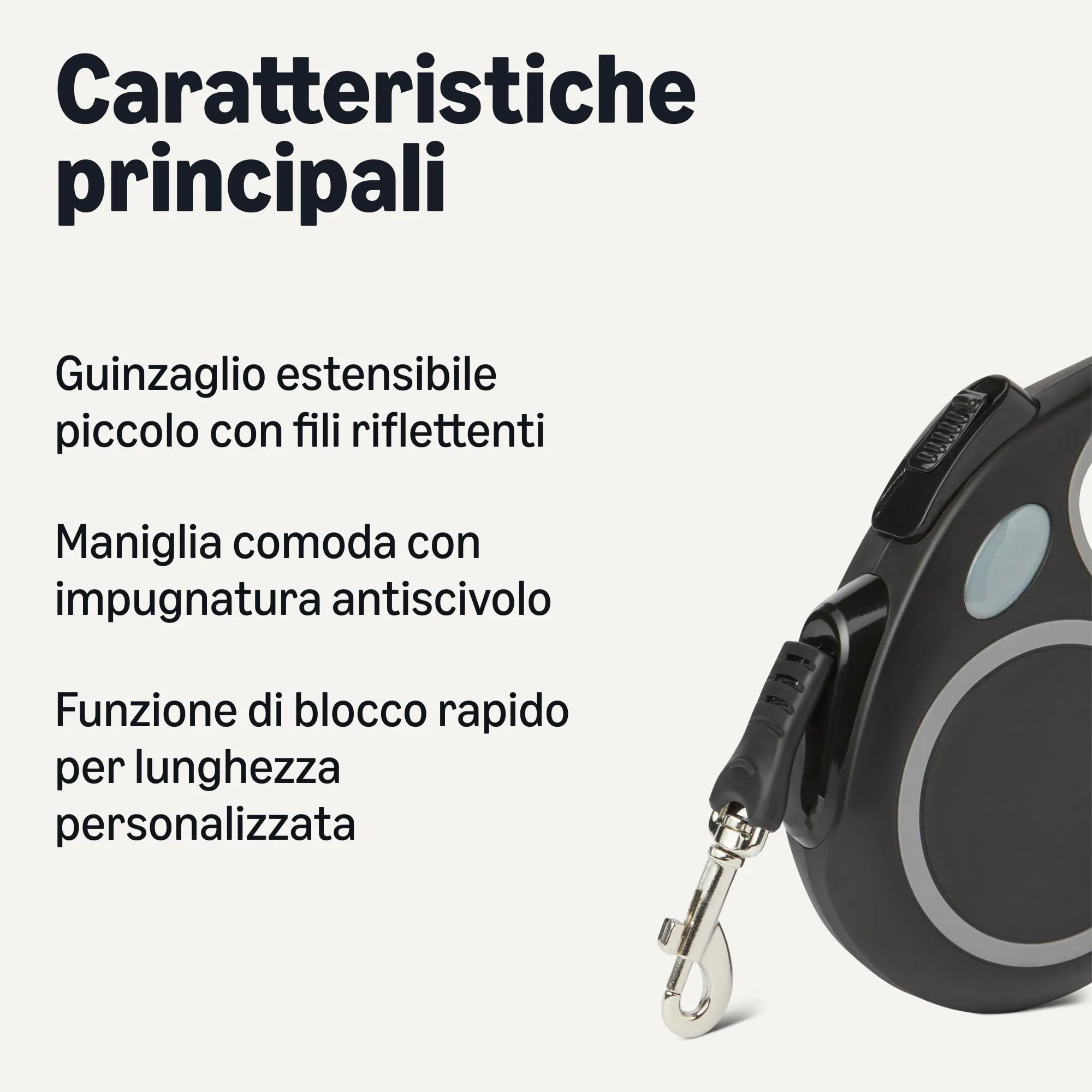 Amazon Basics Retractable Dog Leash S - immagine 2