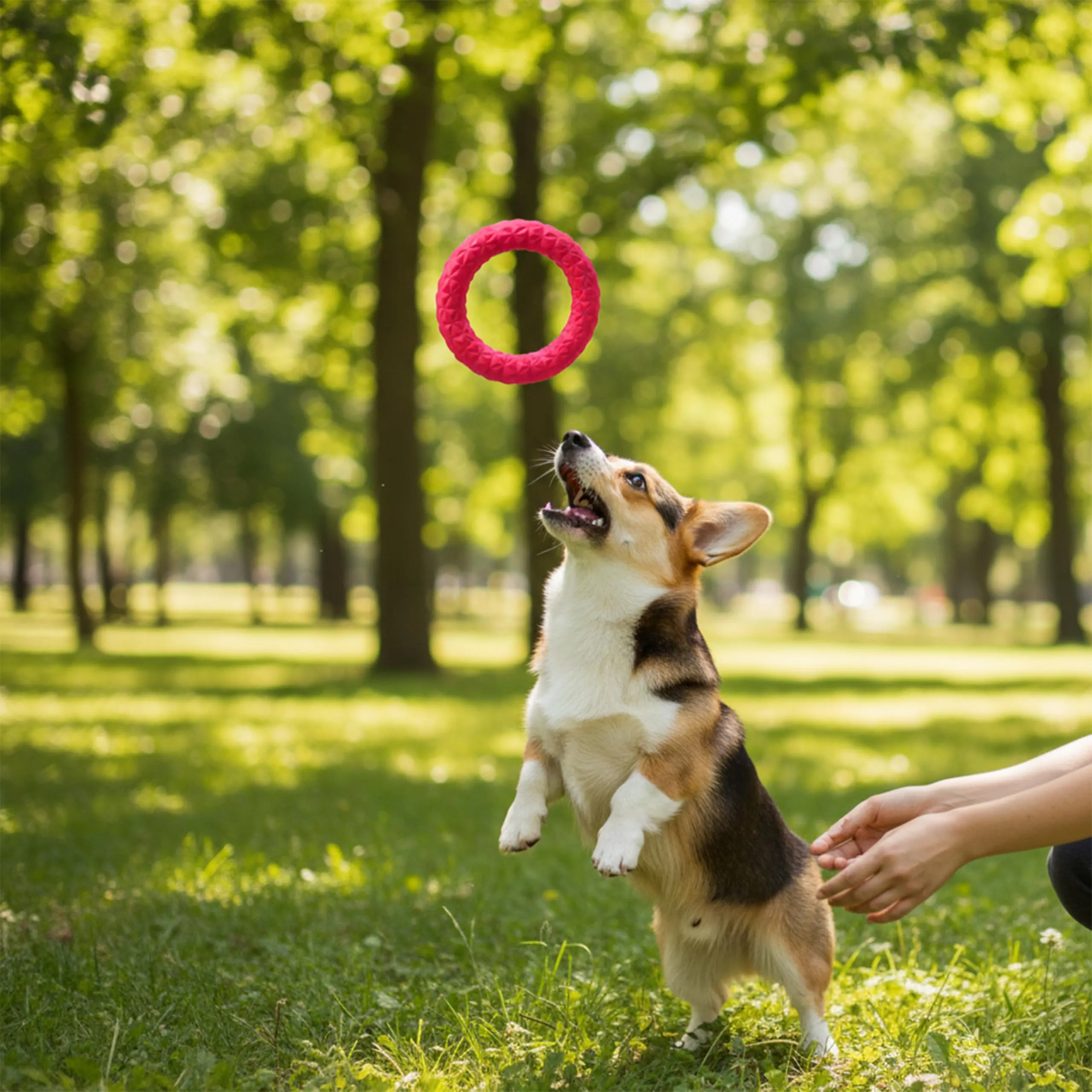 Ferplast Gioco Cane Pull Max 03, Anello Addestramento Cani da Masticare, per Corsa, Salto, Tiro, Materiale Robusto Atossico, Galleggiante, per Cani Taglia Piccola - immagine 3