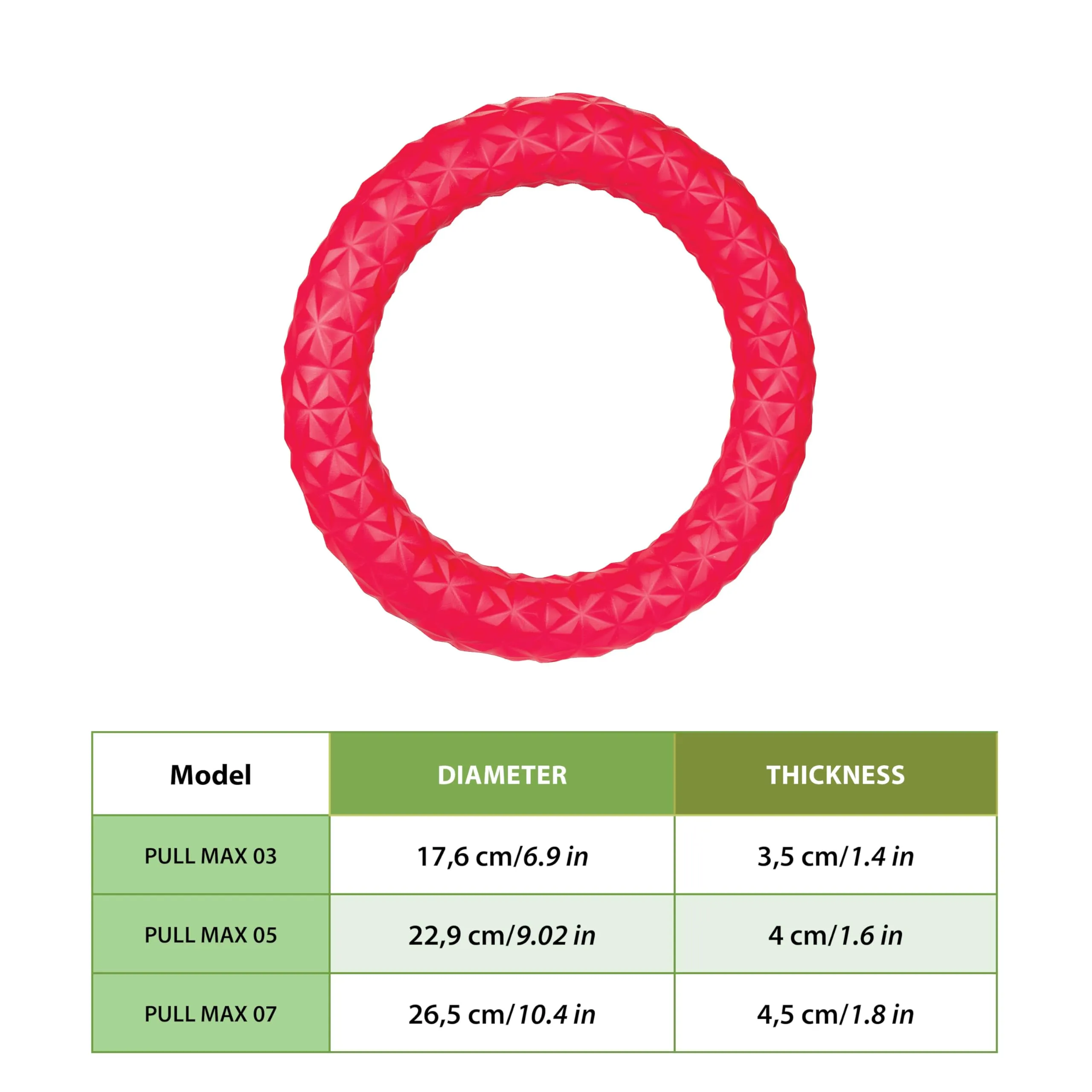 Ferplast Gioco Cane Pull Max 05, Anello Addestramento Cani da Masticare, per Corsa, Salto, Tiro, Materiale Robusto Atossico, Galleggiante, per Cani Taglia Media - immagine 7