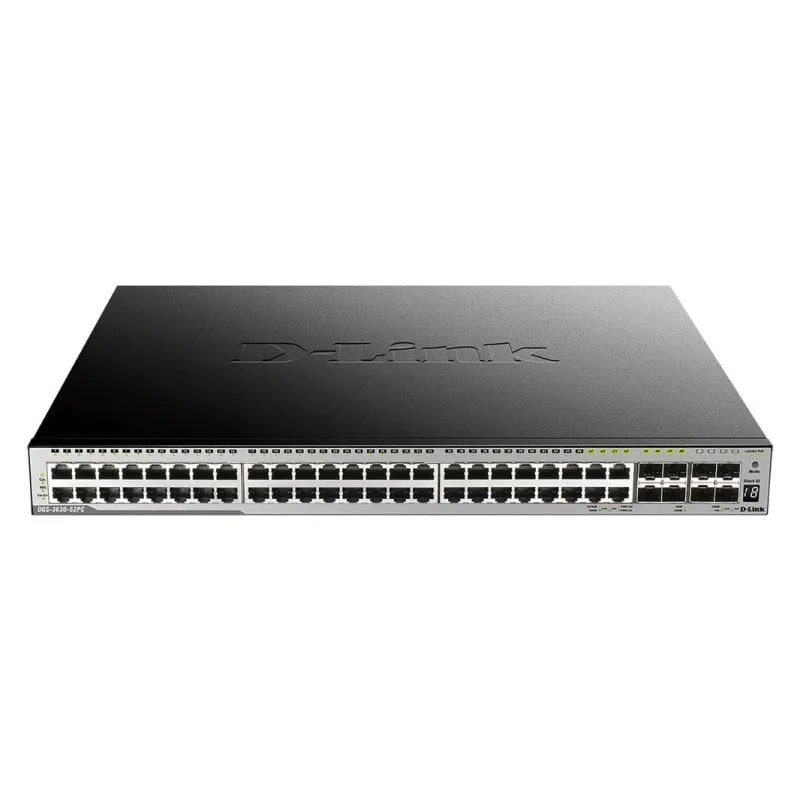 Switch D-Link DGS-3630-52TC L3 52 porte 10GbE impilabile - immagine 1