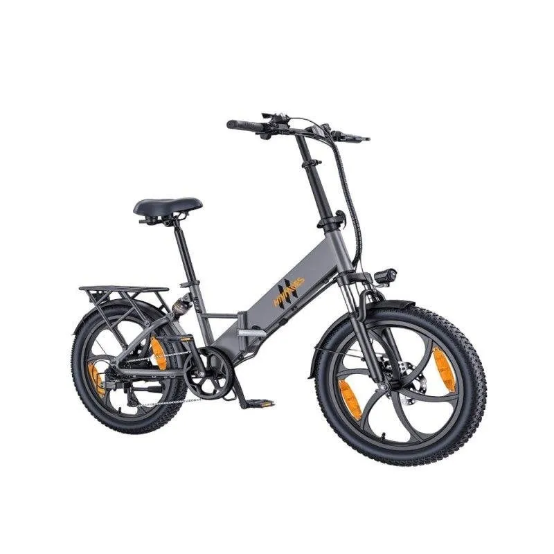 Bicicletta Elettrica Pieghevole HillMiles Mile 2 36V 13Ah Grigio - immagine 1