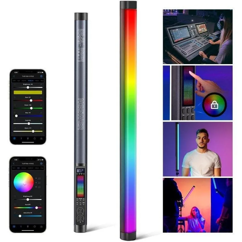 Tubo LED TL60 RGB RGBWW 20W App DMX 2.4G - immagine 1
