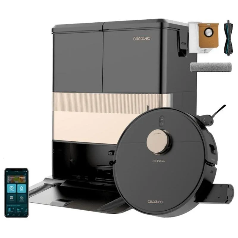 Robot aspirapolvere e lavapavimenti Cecotec Conga R500 autosvuotamento laser 25.000 Pa - immagine 1