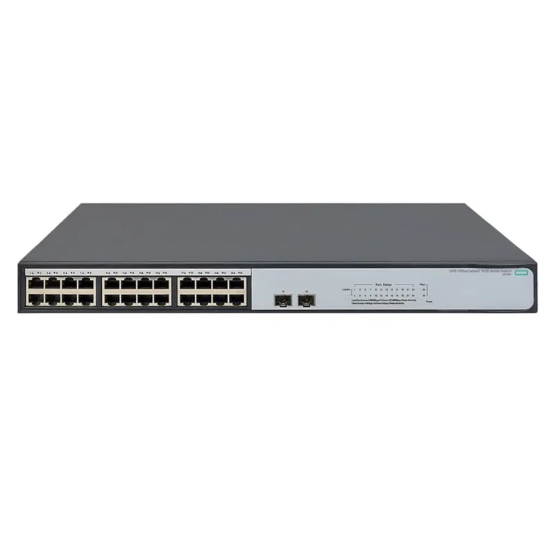 HPE OfficeConnect 1420 24G 2SFP+ Non gestito L2 Gigabit Ethernet (10/100/1000) 1U Grigio - immagine 1