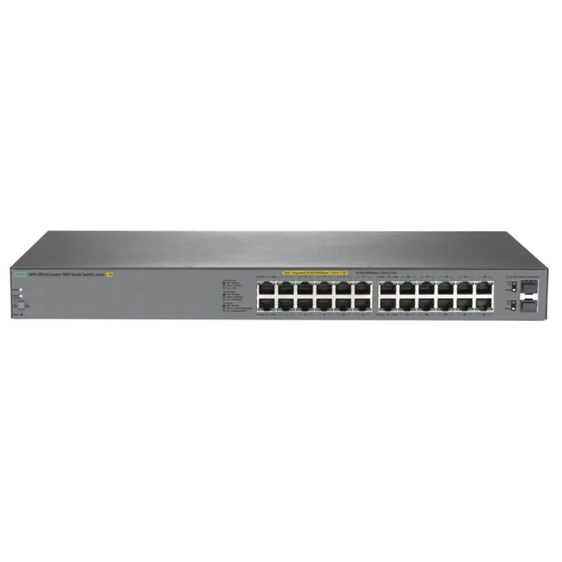 Switch gestito HPE OfficeConnect 1820 con 24 porte Gigabit + 2 SFP PoE + 185 W - immagine 1