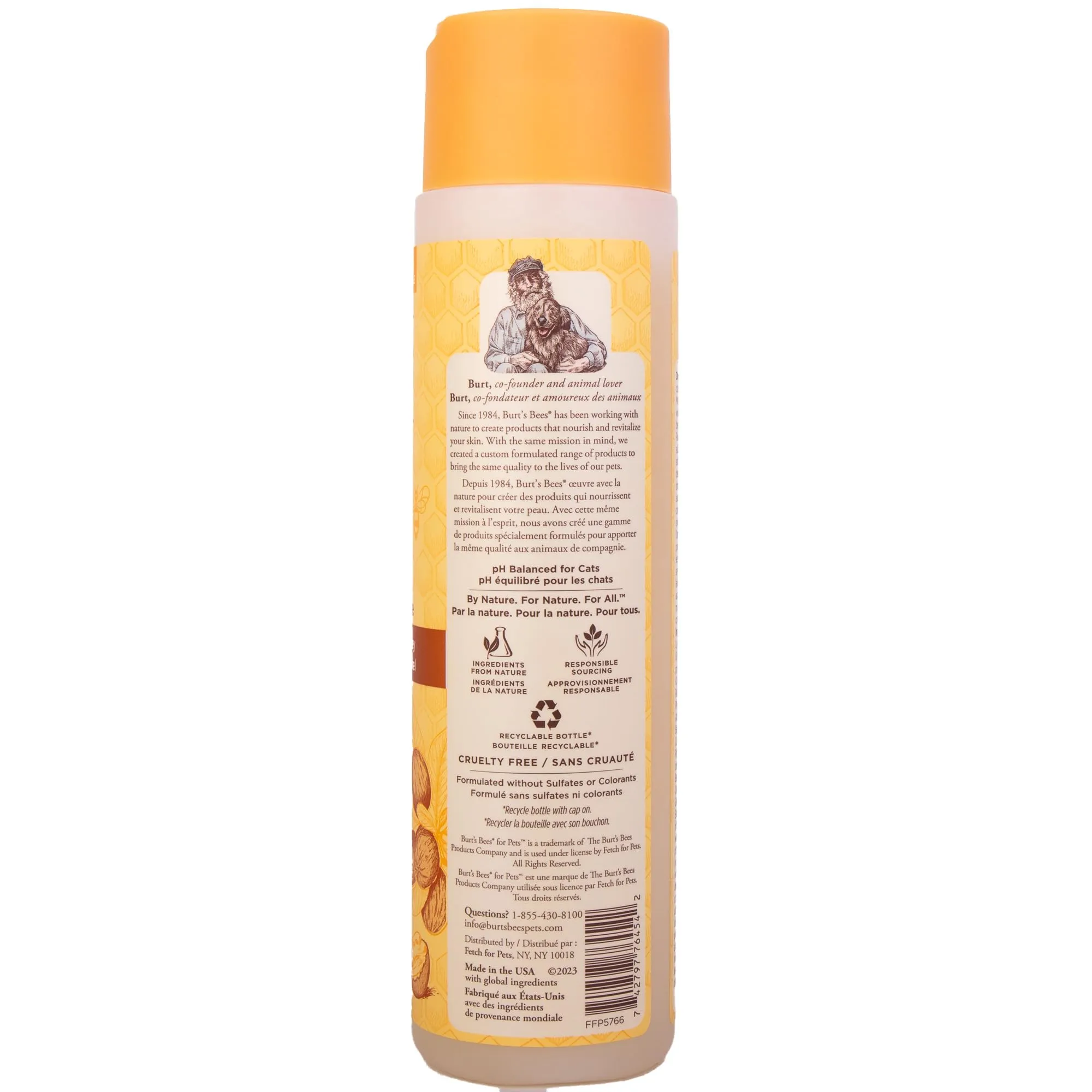 Burt's Bees - Sciampo Hypoallergenic per il burro & il miele del karitè dei gatti - 10 Florida. oncia. - immagine 11