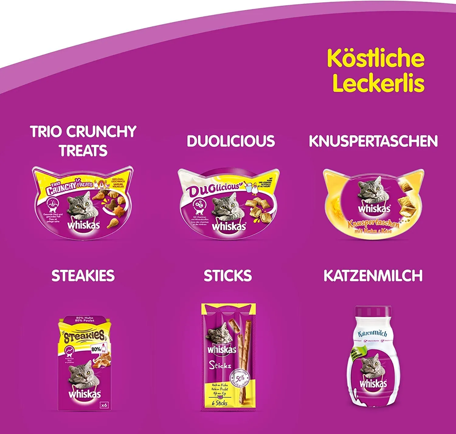 Whiskas Latte per Gatti a Partire da 6 Settimane, 15 Bottiglie, 15 x 200 ml, Delizioso Snack per Un Gatto Felice, Prodotto da lattosio e Facilmente digeribile, 3 l (Confezione da 1) - immagine 8