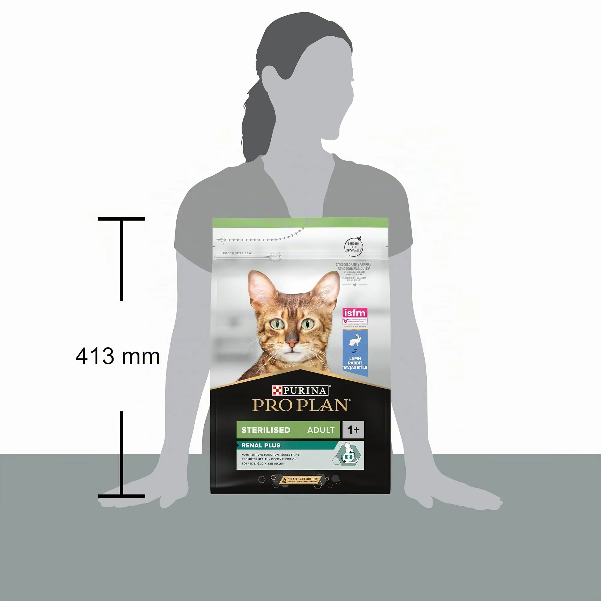 PURINA PRO PLAN Renal Plus, Crocchette Gatti Sterilizzati, Sacco da 3 kg - immagine 5
