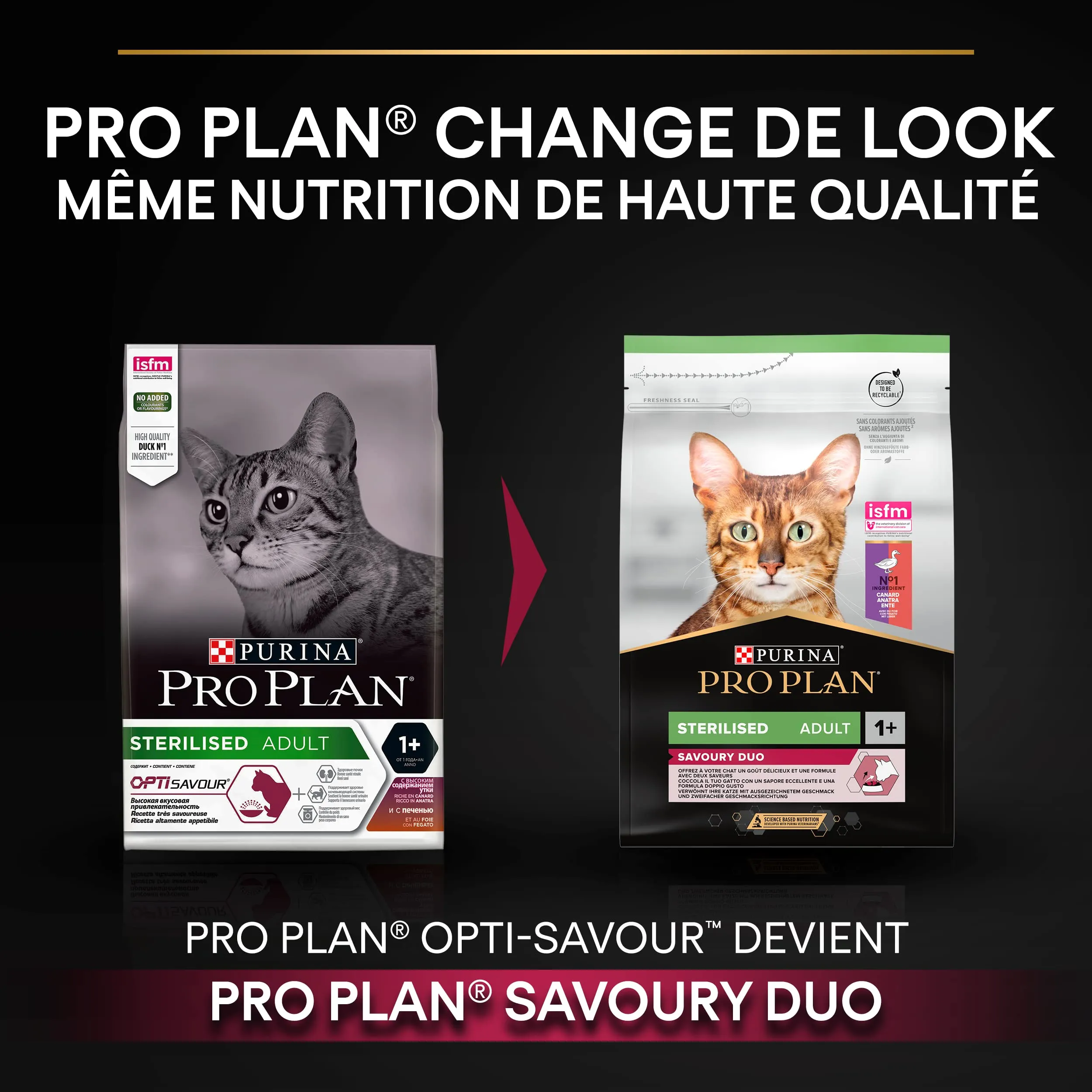 Purina Pro Plan Sterilised Savoury Duo Crocchette Gatto Anatra e Fegato 3kg - immagine 2