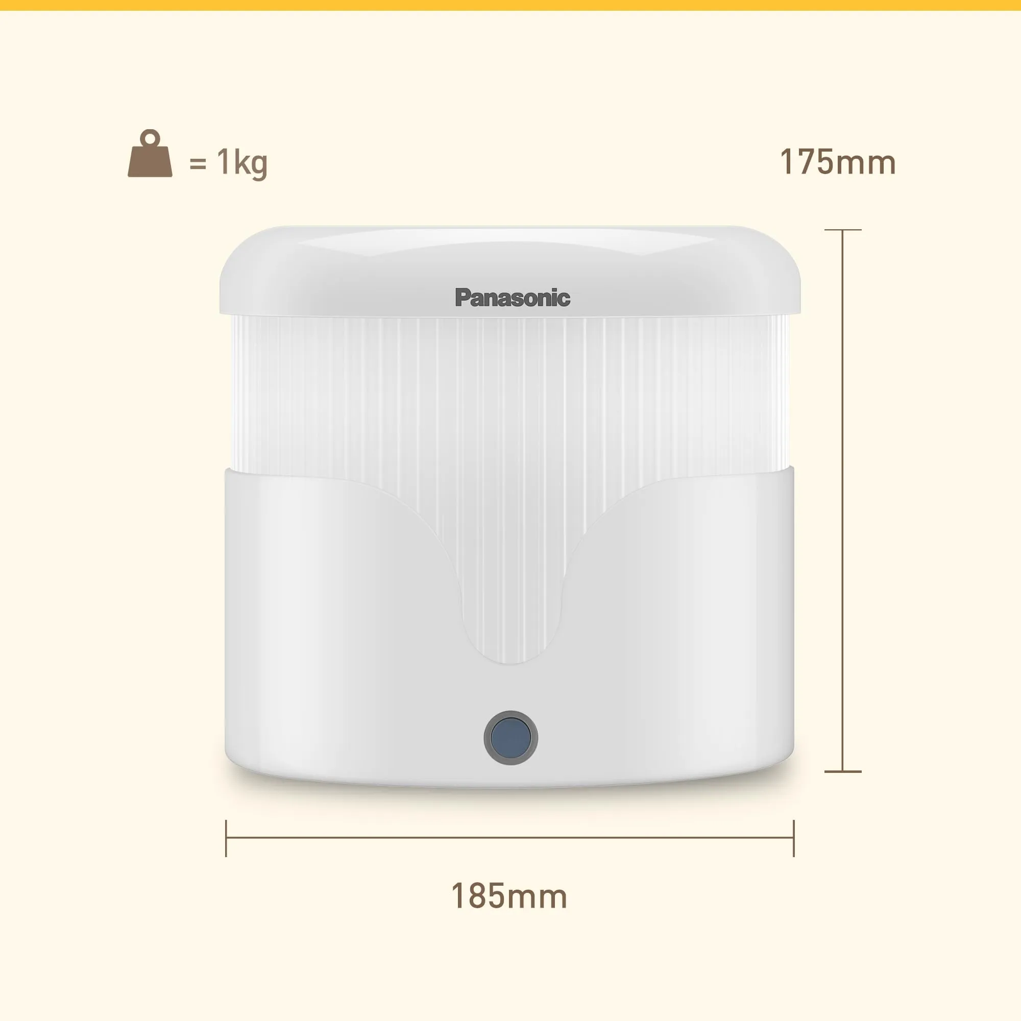 PANASONIC Fontana per Animali Domestici CP-JNW01-W, Fontana per Gatti e Cani di Taglia Medio-Piccola, Capacità 1,9L, Filtro a 4 Livelli, Super Silenziosa, Due Modalità, Bianco - immagine 7