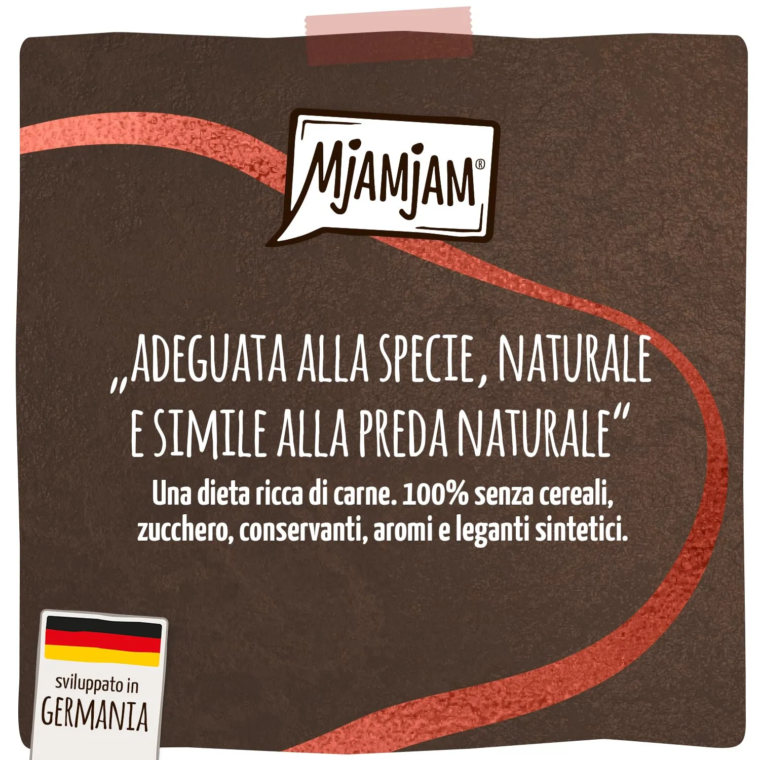 MjAMjAM - Cibo umido premium per gatti - Panna Gatto - Pregiato manzo con raffinata guarnizione, confezione da 1 (2x80g), senza cereali - immagine 2