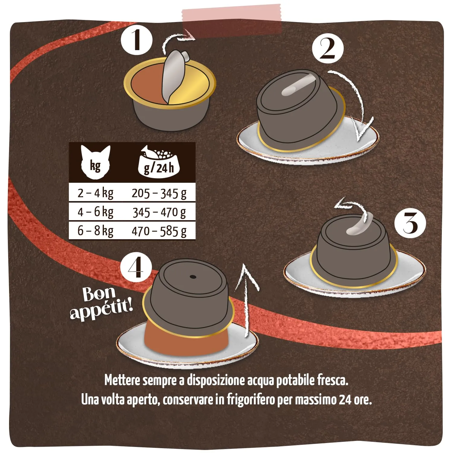 MjAMjAM - Cibo umido premium per gatti - Panna Gatto - Pregiato manzo con raffinata guarnizione, confezione da 1 (2x80g), senza cereali - immagine 3