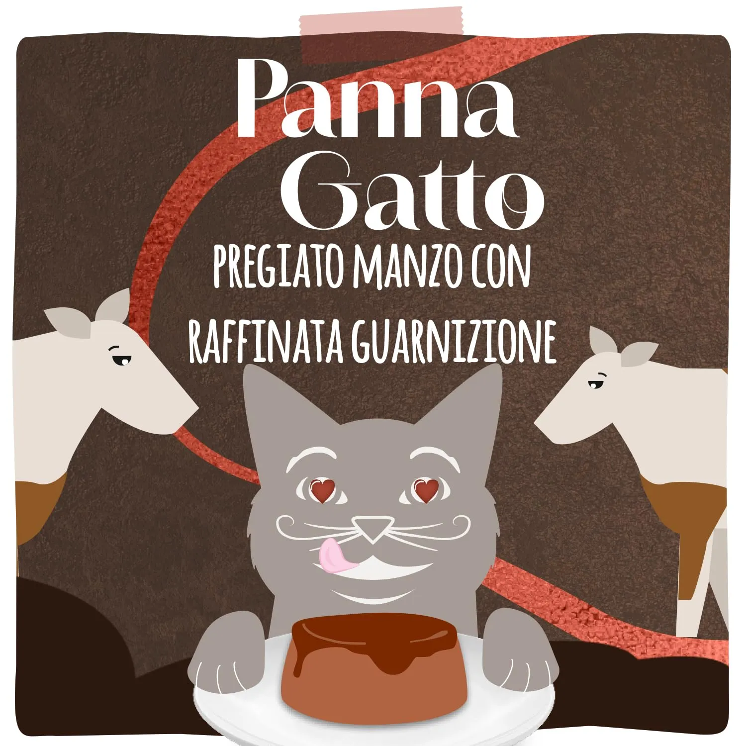 MjAMjAM - Cibo umido premium per gatti - Panna Gatto - Pregiato manzo con raffinata guarnizione, confezione da 1 (2x80g), senza cereali - immagine 5