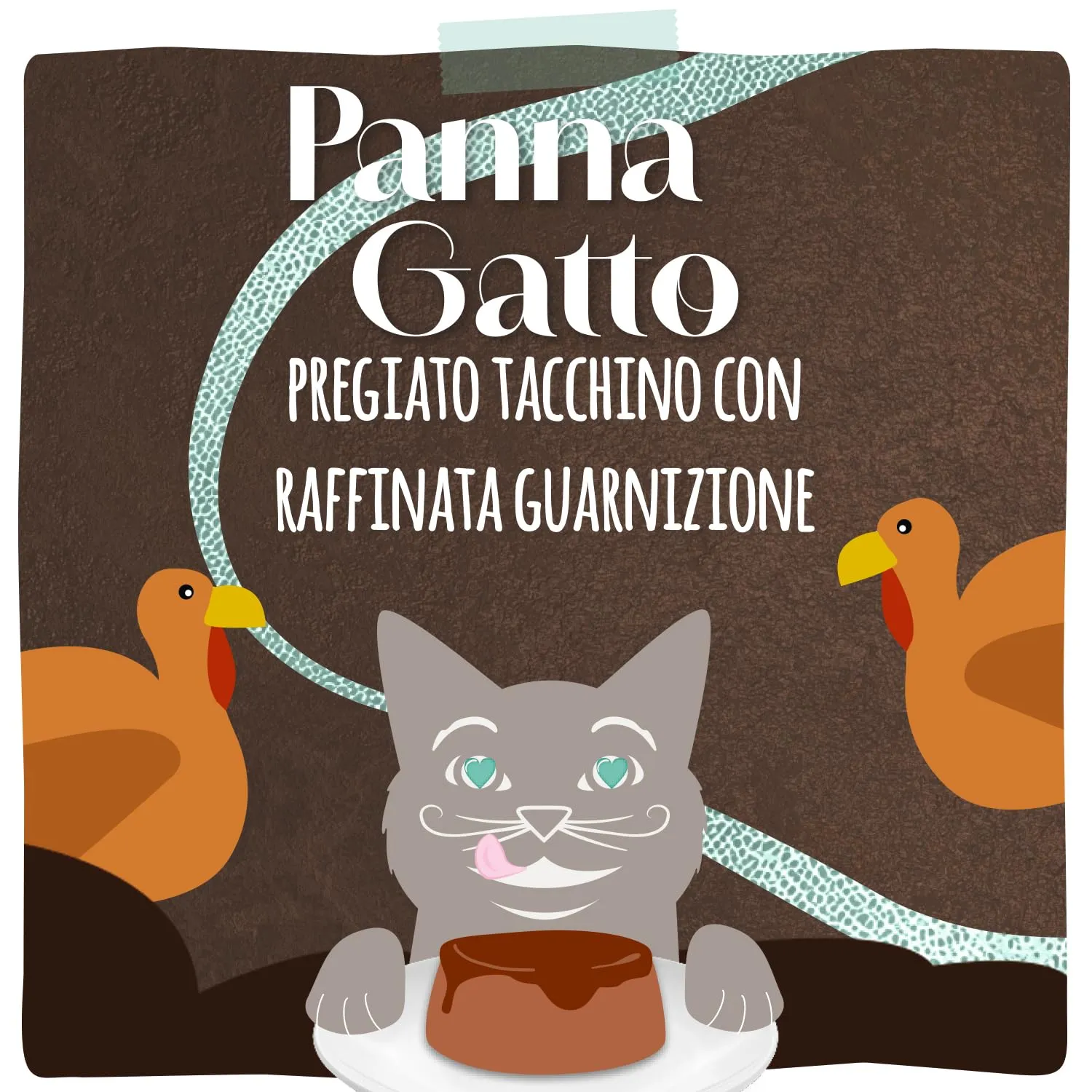 MjAMjAM - Cibo umido Premium per gatti - Panna Gatto - Pregiato tacchino con raffinata guarnizione, 1 confezione (2x80g), senza cereali - immagine 5