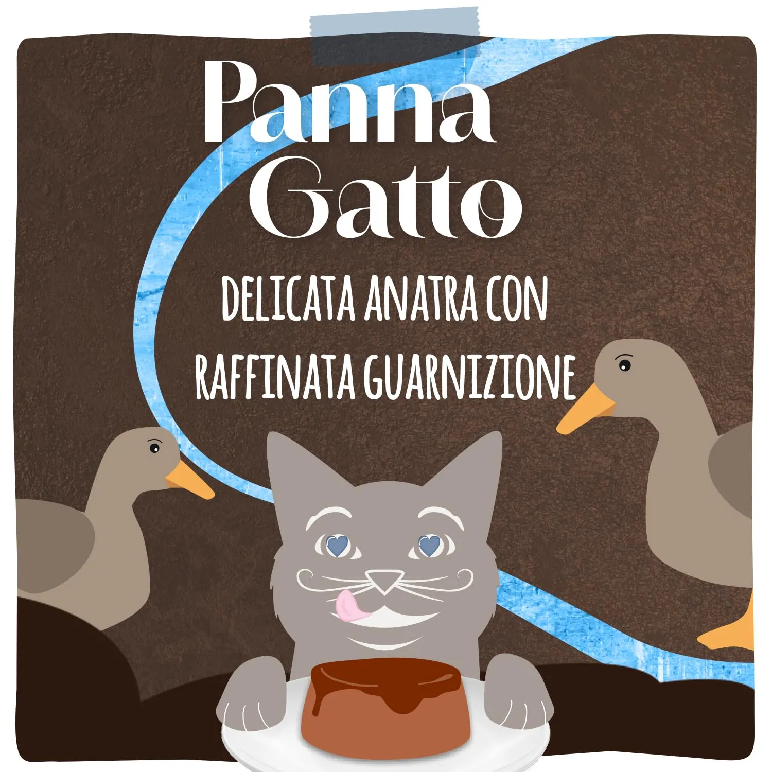 MjAMjAM - Cibo umido Premium per gatti - Panna Gatto - Delicata anatra con raffinata guarnizione, confezione da 1 (2x80g), senza cereali - immagine 5