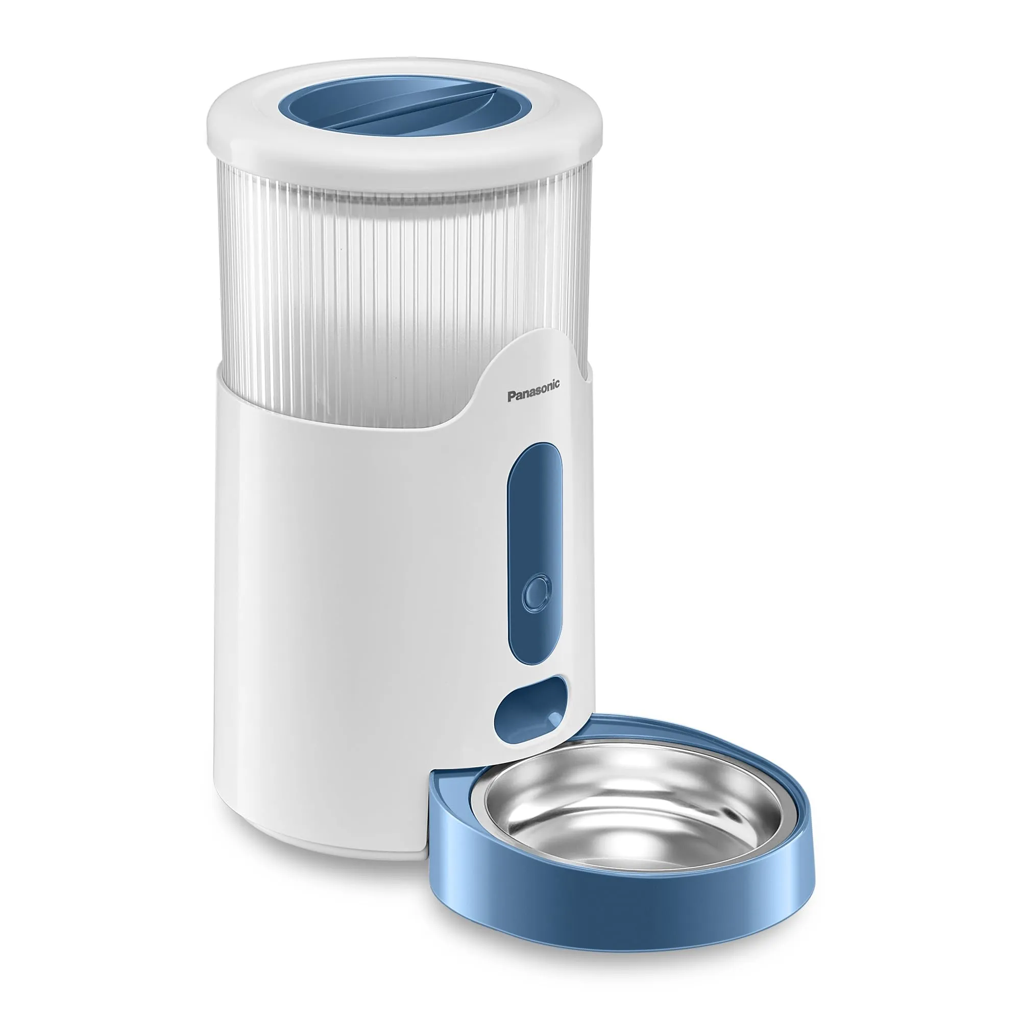 Panasonic CP-JNF01-W Dosatore di Cibo Smart per Animali, Mangiatoia Automatica per Gatti e Cani di Taglia Medio-Piccola, Capacità 2,8L, App Telecomando, Monitoraggio Livello Cibo, Wi-Fi, Bianco - immagine 9