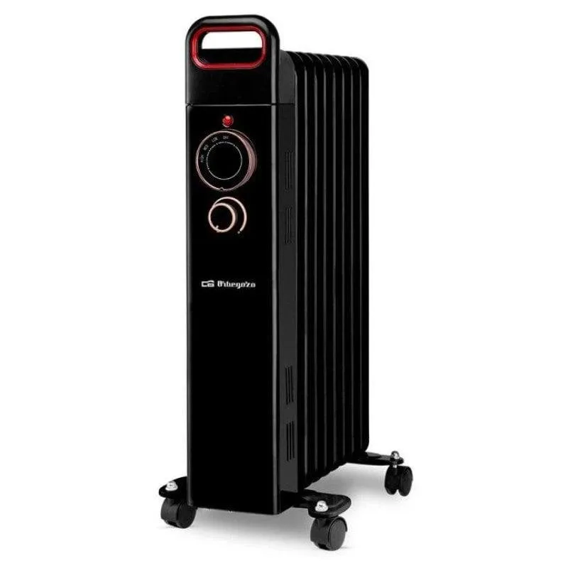 Radiatore a Olio Orbegozo RUN 2000 2000W 9 Elementi Nero Portatile - immagine 1