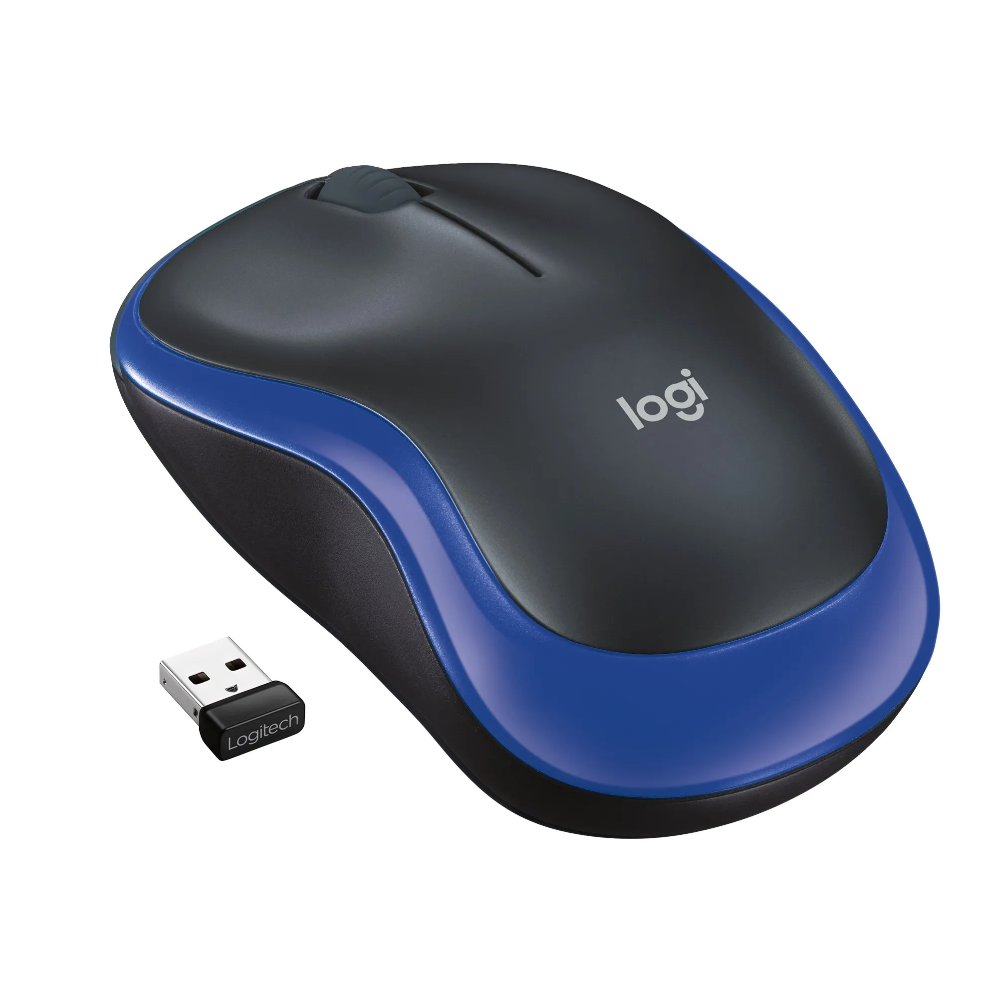 Logitech M185 Wireless Mouse blau - immagine 1