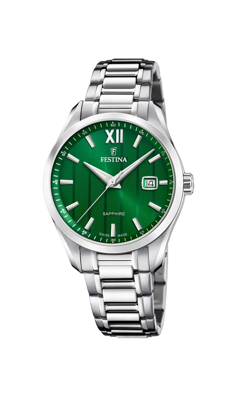 Festina Swiss Made Orologio Uomo in Acciaio Inox. 316l Argentato - immagine 1