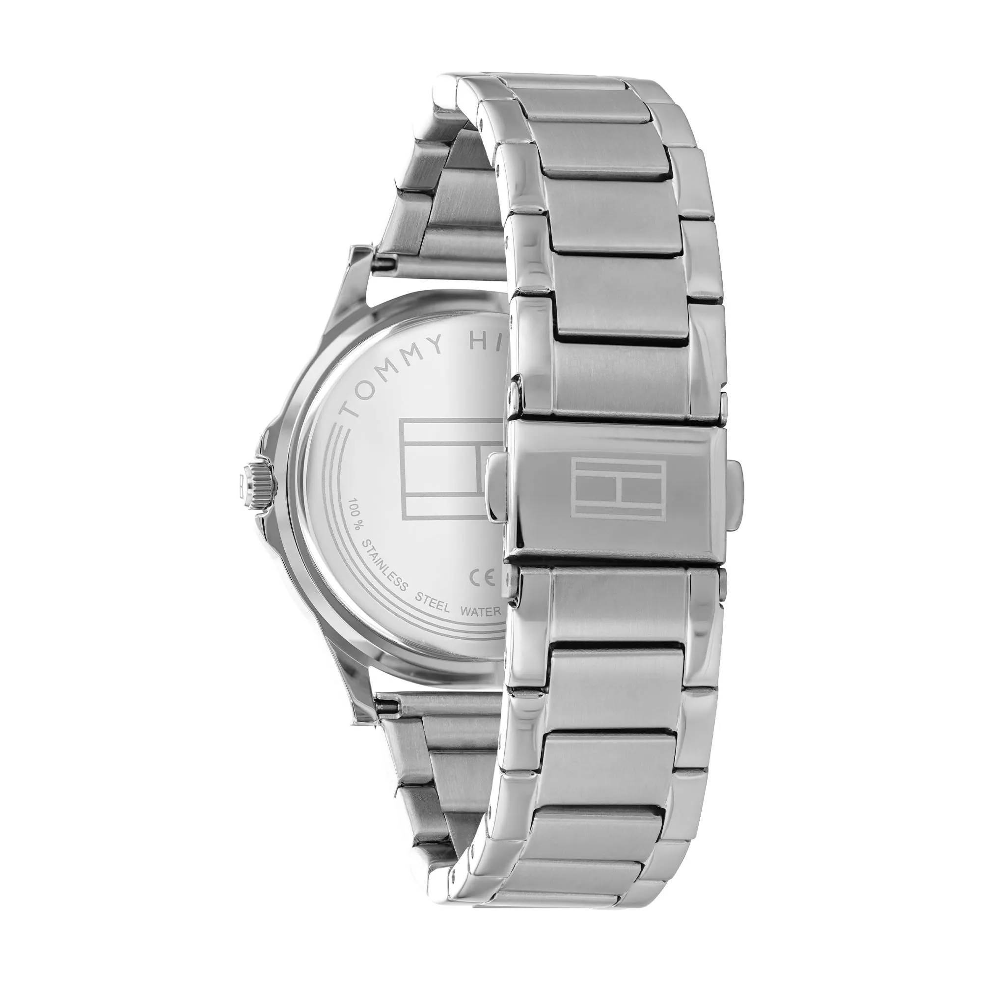 Tommy Hilfiger Orologio Bambino Quadrante Blu, Bracciale in Acciaio Inox, Cassa 34mm, Lunetta in Alluminio, Quarzo, 5 ATM - immagine 3