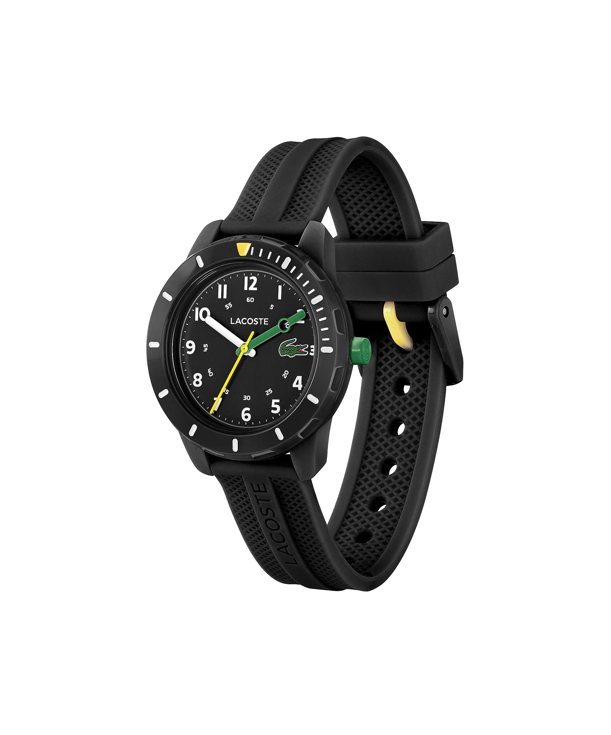 Lacoste Orologio Analogico al Quarzo da Bambini Collezione MINI TENNIS con Cinturino in Silicone Nero - 2030052 - immagine 2
