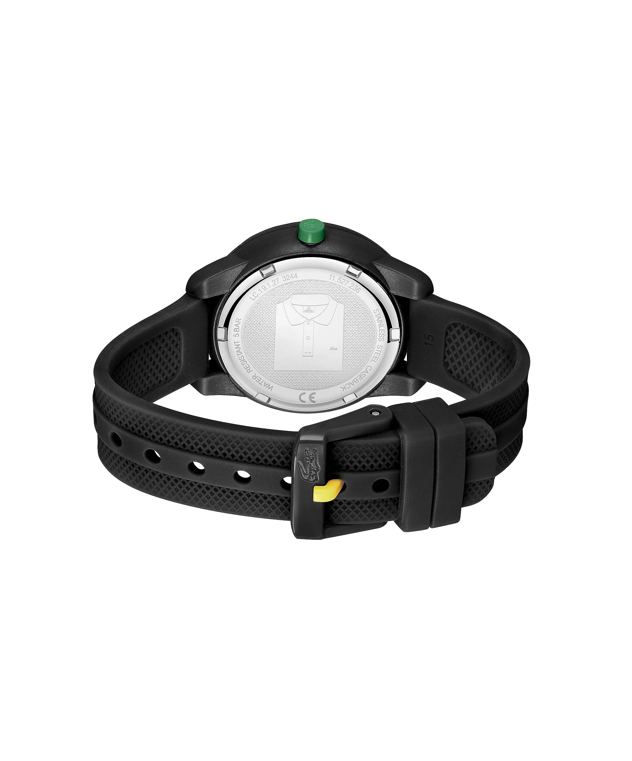 Lacoste Orologio Analogico al Quarzo da Bambini Collezione MINI TENNIS con Cinturino in Silicone Nero - 2030052 - immagine 3