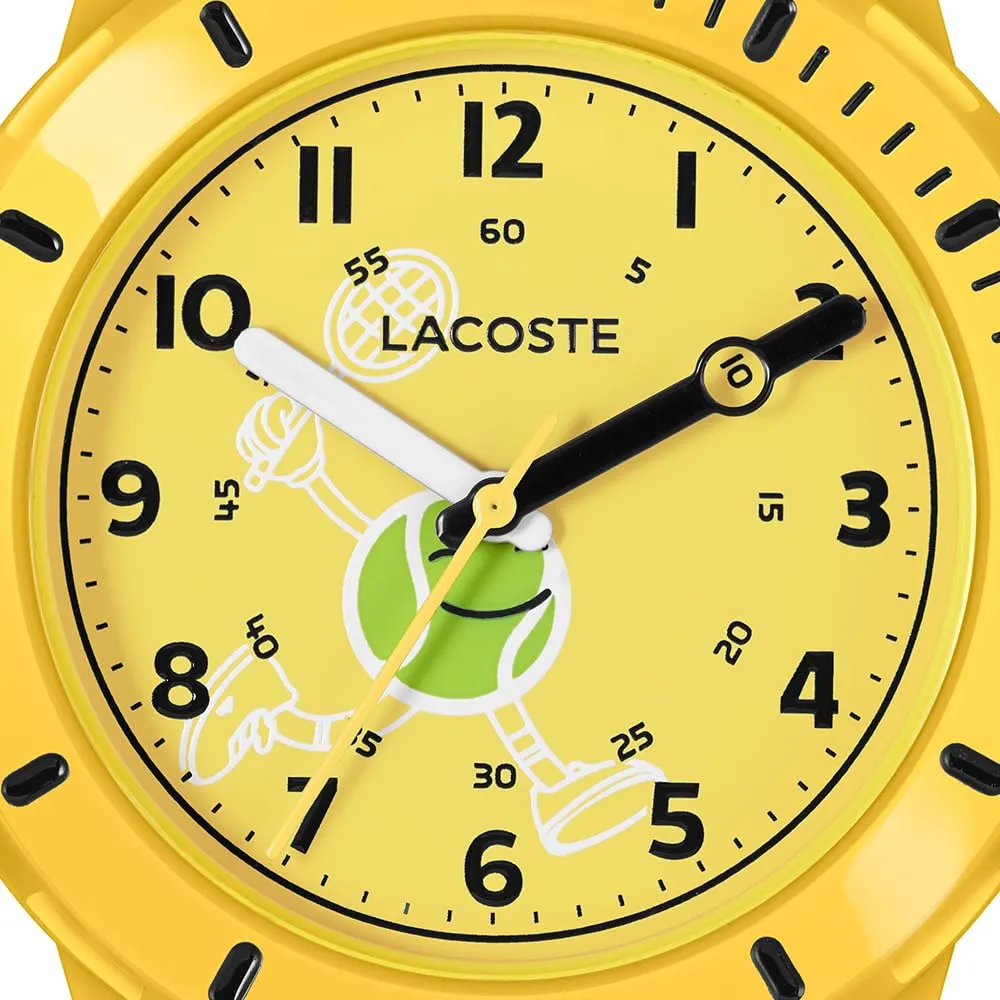 Lacoste Orologio Analogico al Quarzo da Bambini Collezione MINI TENNIS con Cinturino in Silicone Giallo - 2030060 - immagine 2