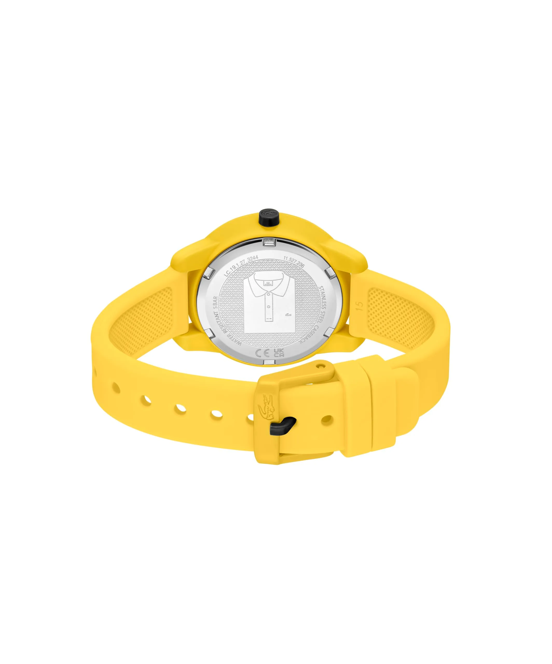 Lacoste Orologio Analogico al Quarzo da Bambini Collezione MINI TENNIS con Cinturino in Silicone Giallo - 2030060 - immagine 4