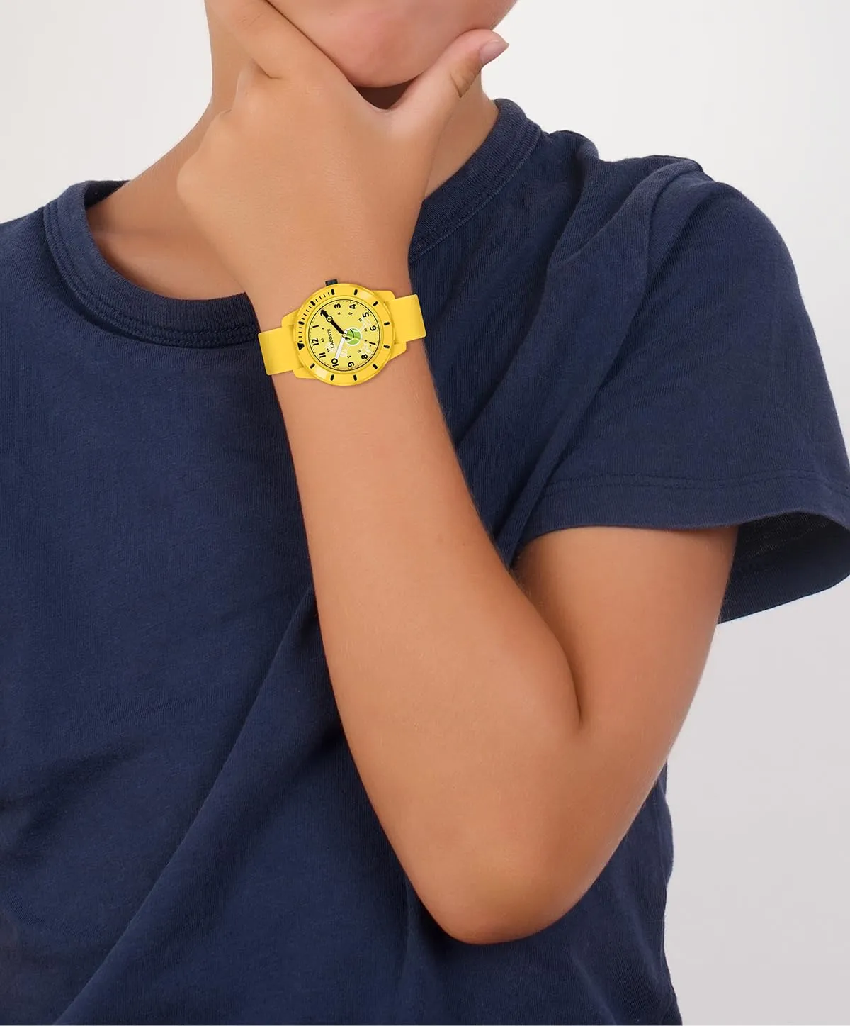 Lacoste Orologio Analogico al Quarzo da Bambini Collezione MINI TENNIS con Cinturino in Silicone Giallo - 2030060 - immagine 5