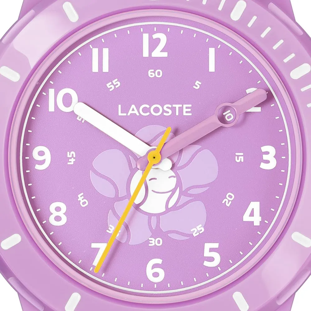 Lacoste Orologio Analogico al Quarzo da Bambini Collezione MINI TENNIS con Cinturino in Silicone Viola - 2030062 - immagine 2