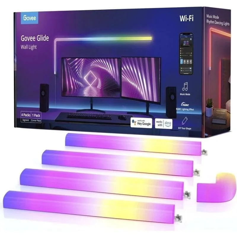 Luce da parete intelligente Govee Glide H6062 4+1 - immagine 1