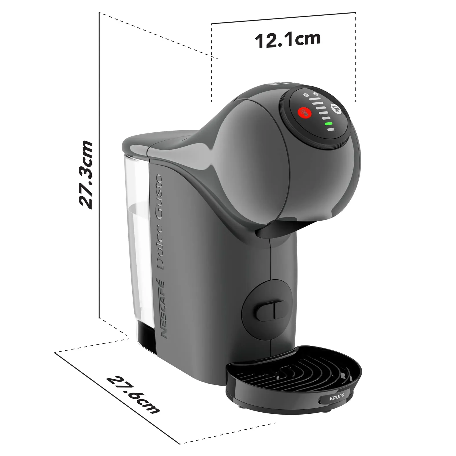 NESCAFÉ DOLCE GUSTO Genio S by KRUPS - Macchina automatica per capsule di caffè, colore: antracite - immagine 8