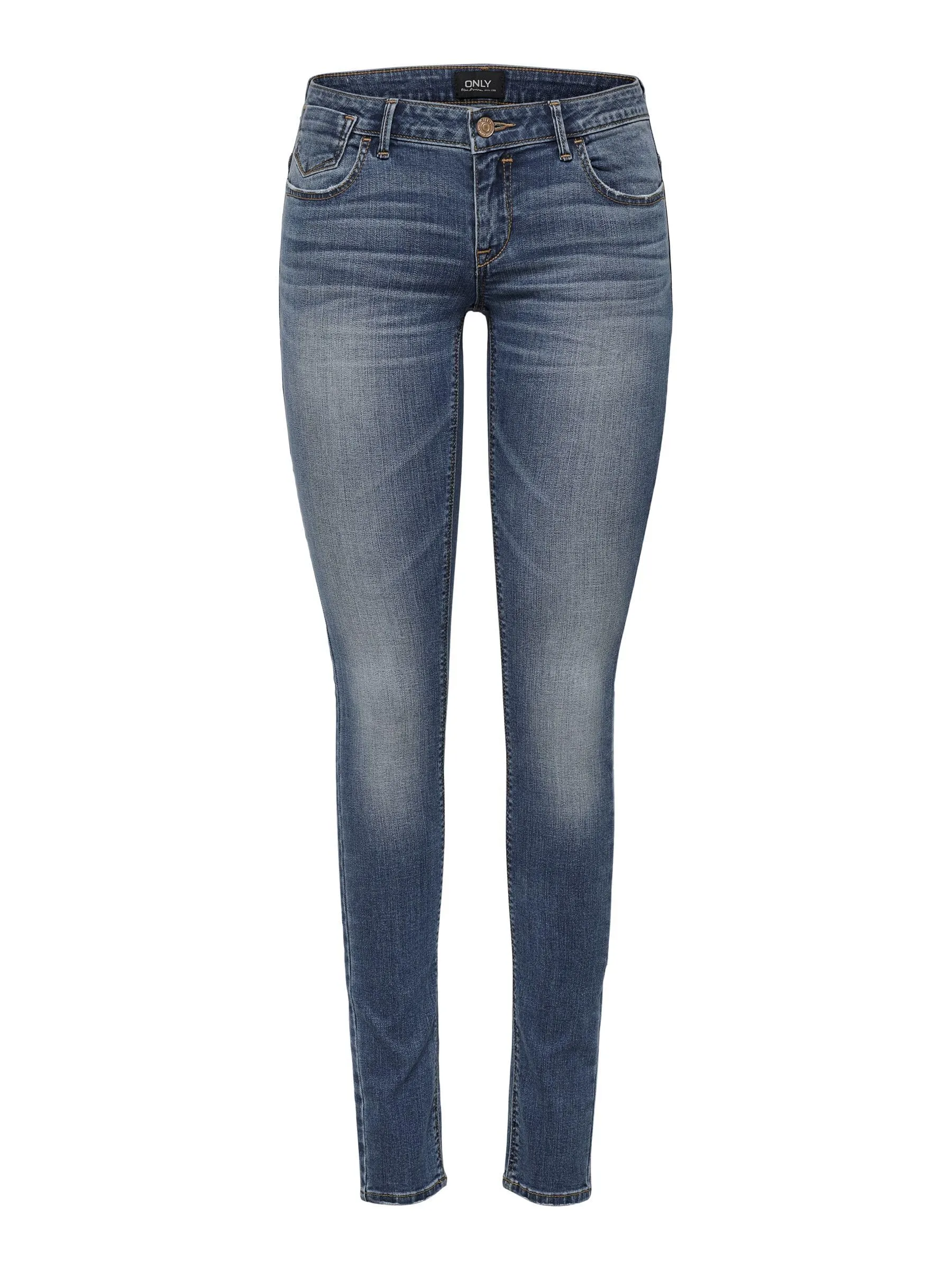 ONLY Coral Superlow Sk Jeans BB Noos Jeans Skinny Donna, Blu (Dark Blue Denim/Dark Blue Denim), 38W/L34 - immagine 1