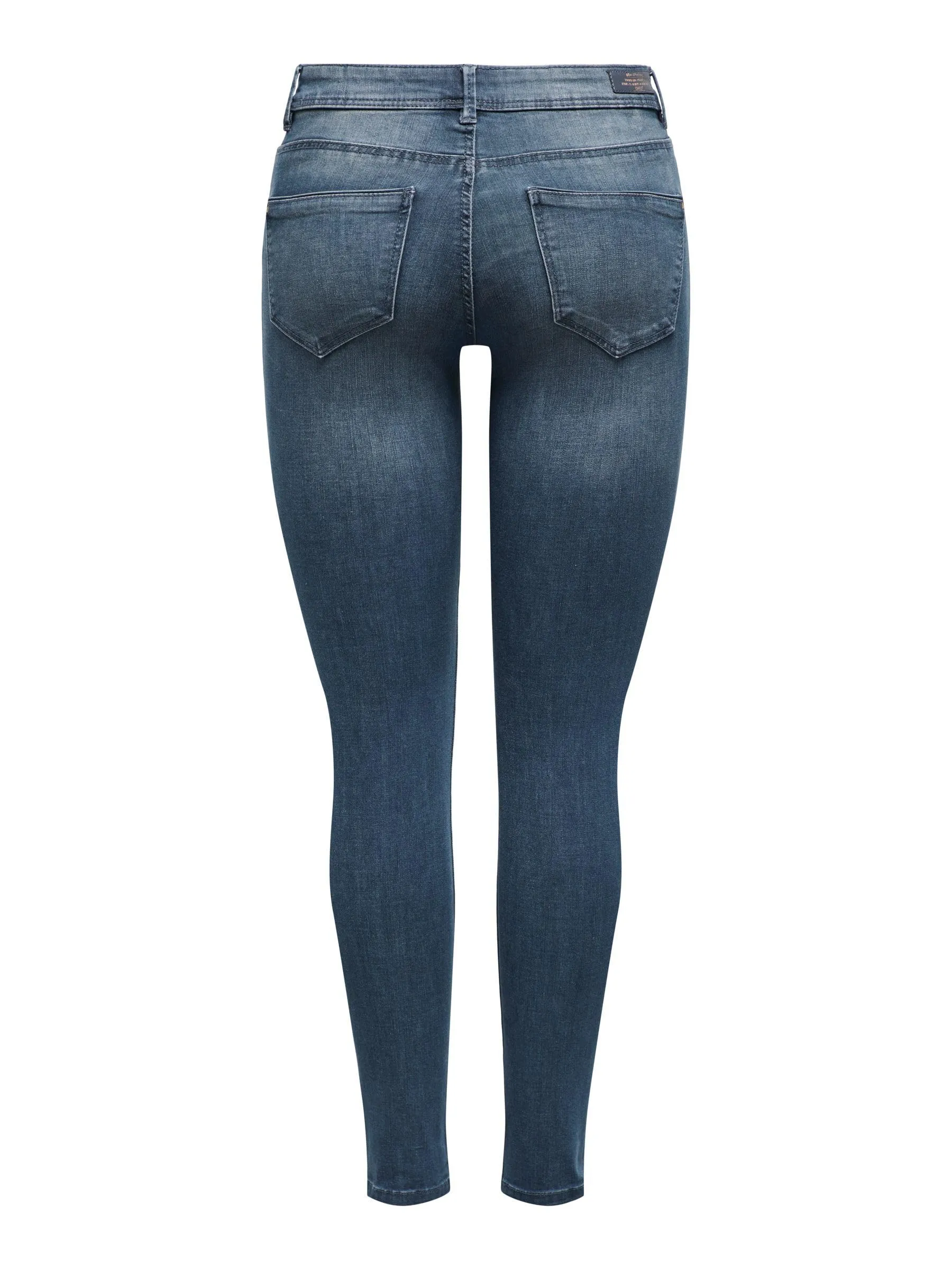 ONLY Onlwauw Life Mid SK DNM Bj777 Noos, Jeans Donna, Blue Black Denim/Detail:bj777, L / 32L - immagine 4