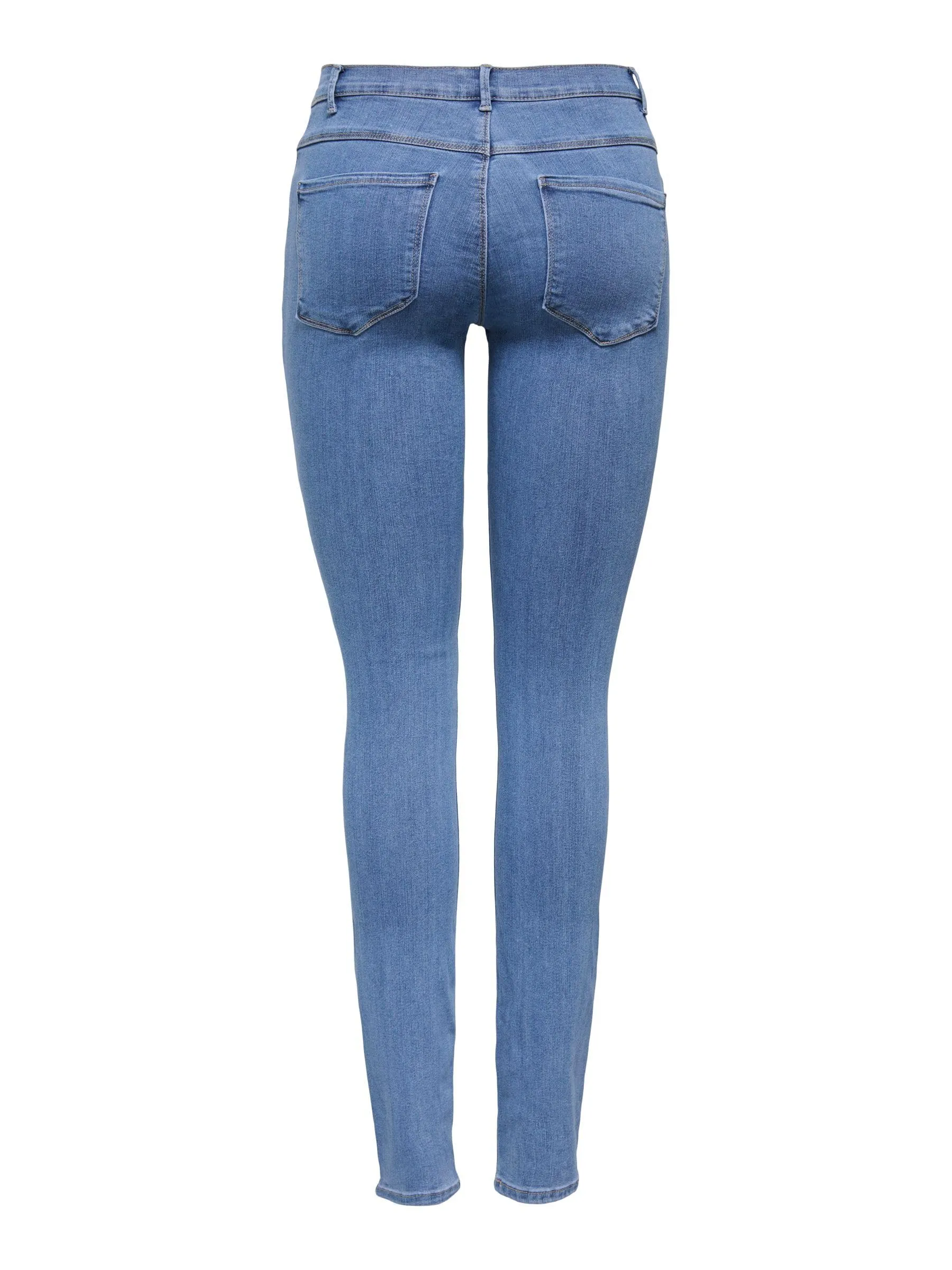 Only Damen Onlrain Reg Skinny Dnm Noos Medium Blue Denim Xl/32L - immagine 4