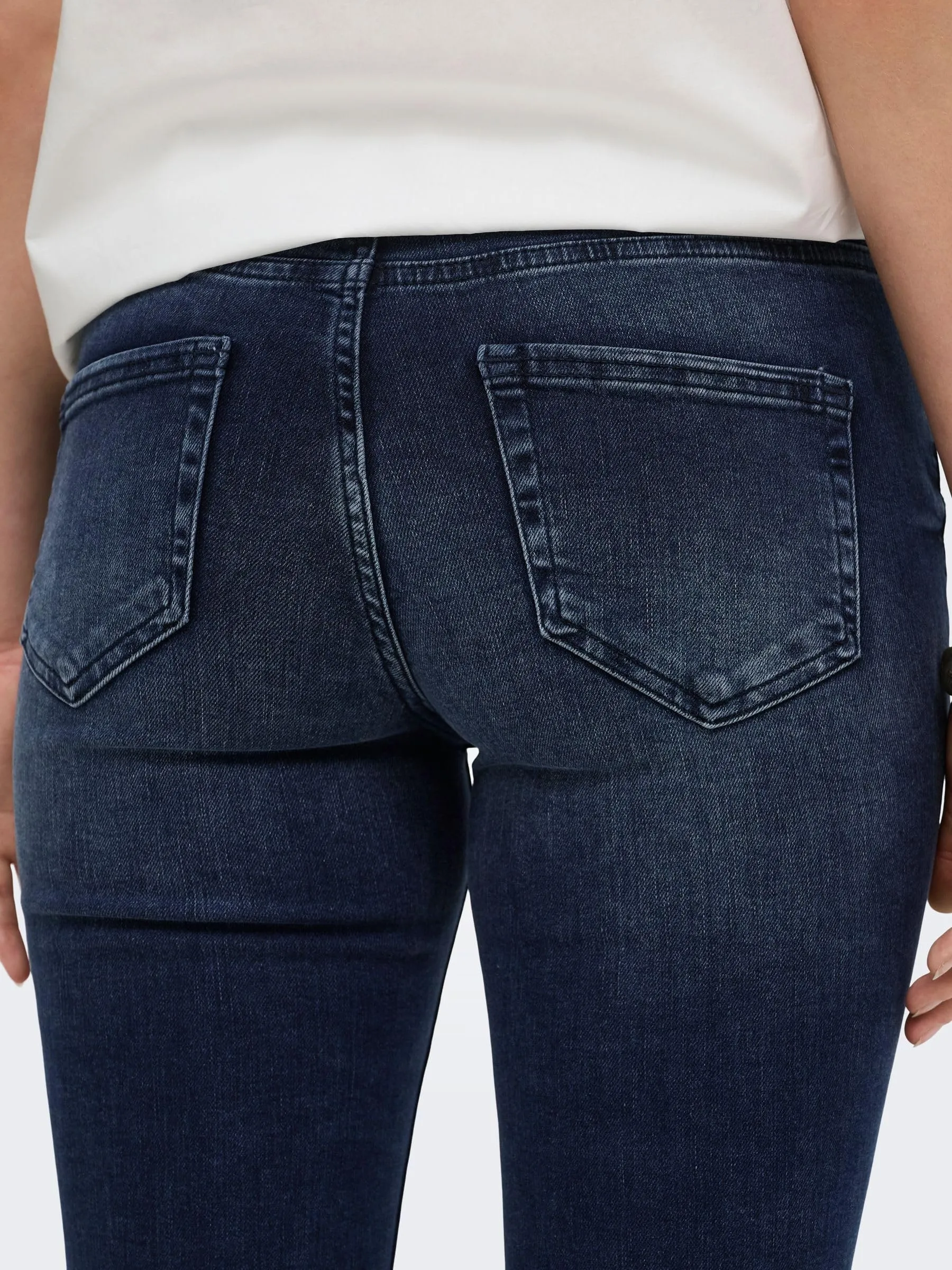 ONLY ONLBLUSH Vita Media Skinny Fit Jeans Nera L/32 - immagine 7