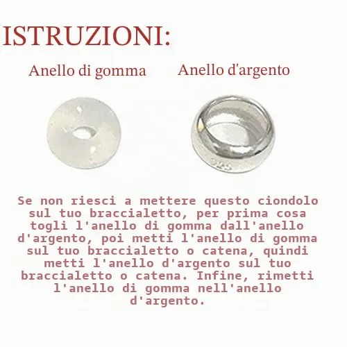 Charm in argento Sterling, Distanziatore per braccialetti Pandora Silver - immagine 4