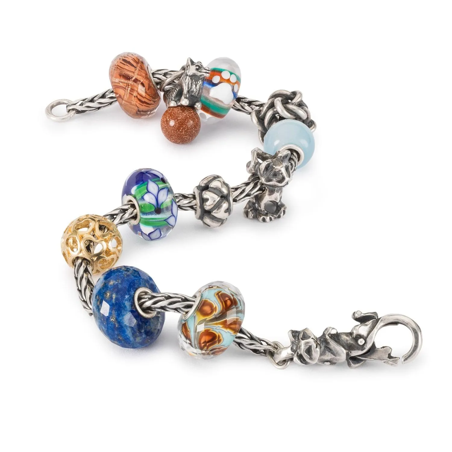 Trollbeads Collezione autunno Pfötchenliebe Glasbeads, misura unica, Vetro, Nessuna pietra preziosa - immagine 6